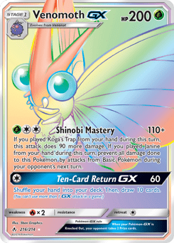 Venomoth #216 from Unbroken Bonds