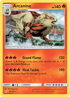 Arcanine #22 from Unbroken Bonds