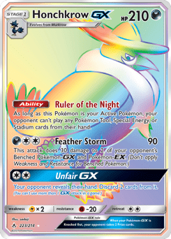 Honchkrow-GX #223 from Unbroken Bonds