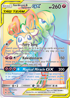 Gardevoir & Sylveon-GX #225 from Unbroken Bonds