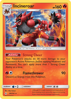 Incineroar #29 from Unbroken Bonds