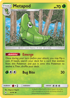 Metapod #3 from Unbroken Bonds