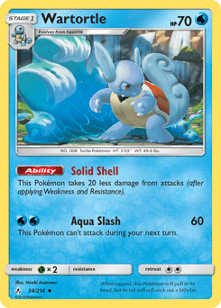Wartortle #34 from Unbroken Bonds