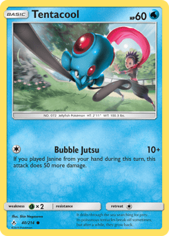 Tentacool #40 from Unbroken Bonds