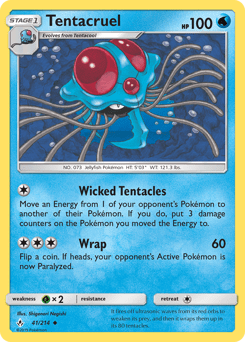 Tentacruel #41 from Unbroken Bonds