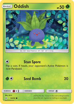 Oddish #5 from Unbroken Bonds