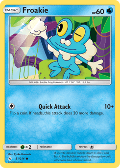 Froakie #51 from Unbroken Bonds