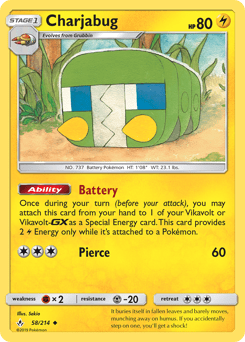 Charjabug #58 from Unbroken Bonds