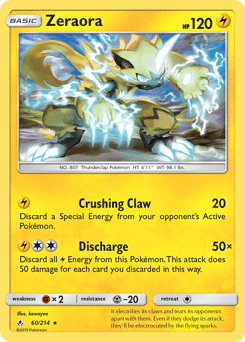Zeraora #60 from Unbroken Bonds