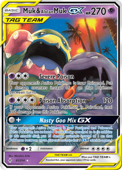 Muk & Alolan Muk-GX #61 from Unbroken Bonds