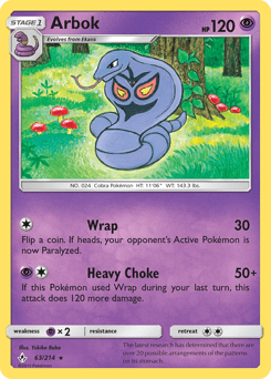 Arbok #63 from Unbroken Bonds