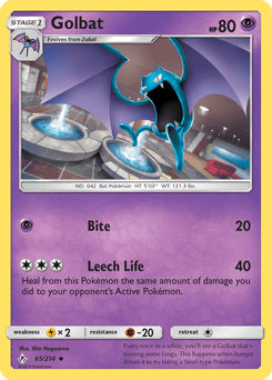 Golbat #65 from Unbroken Bonds