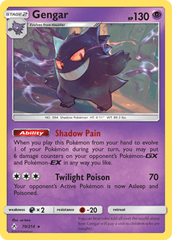 Gengar #70 from Unbroken Bonds