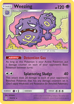 Weezing #74 from Unbroken Bonds