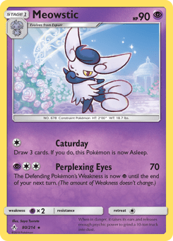 Meowstic #80 from Unbroken Bonds
