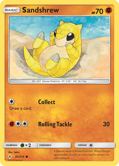Sandshrew #83 from Unbroken Bonds
