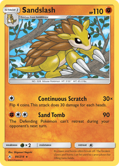 Sandslash #84 from Unbroken Bonds