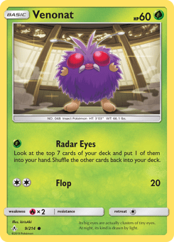 Venonat #9 from Unbroken Bonds