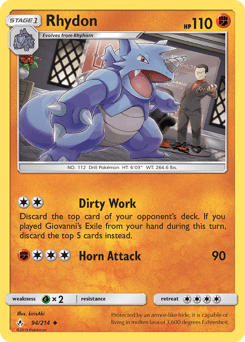 Rhydon #94 from Unbroken Bonds