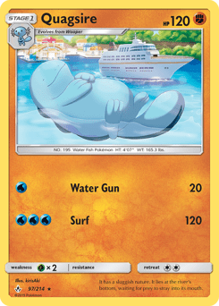 Quagsire #97 from Unbroken Bonds