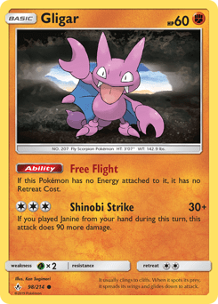 Gligar #98 from Unbroken Bonds