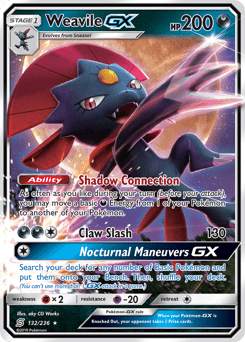 Weavile-GX #132 from Unified Minds