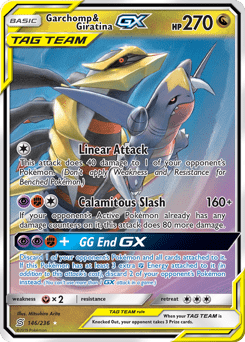 Garchomp & Giratina-GX #146 from Unified Minds