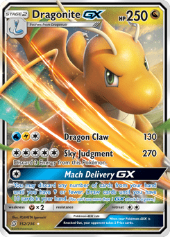 Dragonite-GX #152 from Unified Minds