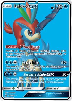 Keldeo-GX #219 from Unified Minds