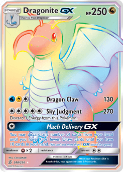 Dragonite-GX #248 from Unified Minds
