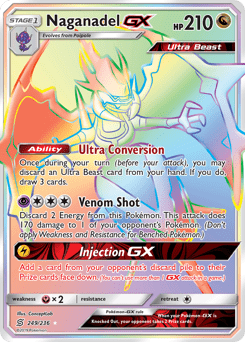 Naganadel-GX #249 from Unified Minds