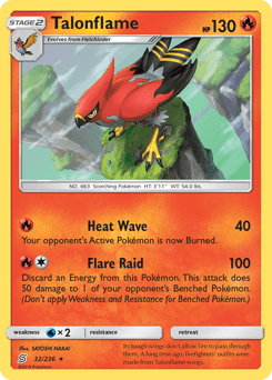 Talonflame #32 from Unified Minds