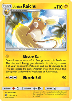 Alolan Raichu #57 from Unified Minds