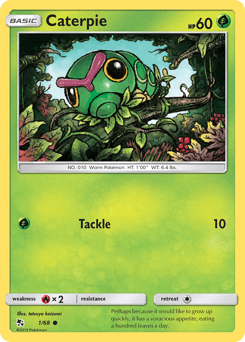 Caterpie #1 from Hidden Fates