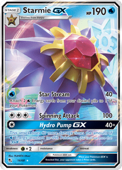 Starmie-GX #14 from Hidden Fates