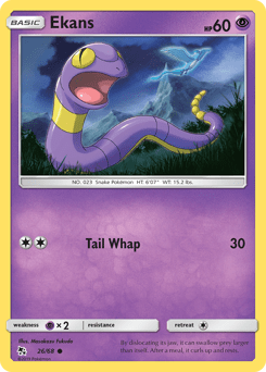 Ekans #26 from Hidden Fates
