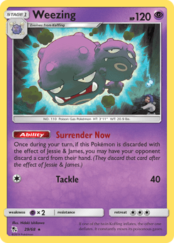 Weezing #29 from Hidden Fates