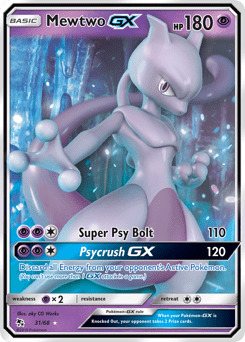 Mewtwo-GX #31 from Hidden Fates
