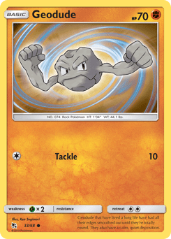 Geodude #33 from Hidden Fates