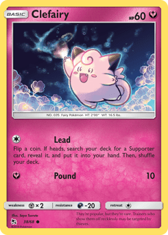 Clefairy #38 from Hidden Fates