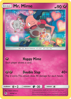 Mr. Mime #43 from Hidden Fates