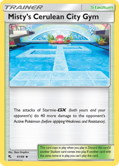 Misty's Cerulean City Gym #61 from Hidden Fates