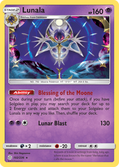 Lunala #102 from Cosmic Eclipse