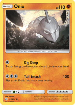 Onix #105 from Cosmic Eclipse