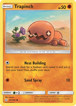 Trapinch #107 from Cosmic Eclipse
