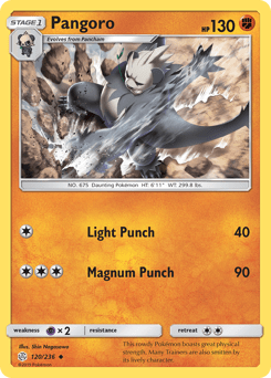 Pangoro #120 from Cosmic Eclipse