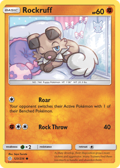 Rockruff #123 from Cosmic Eclipse