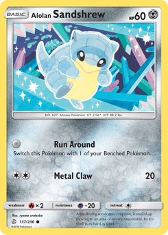 Alolan Sandshrew #137 from Cosmic Eclipse