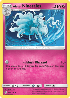 Alolan Ninetales #145 from Cosmic Eclipse