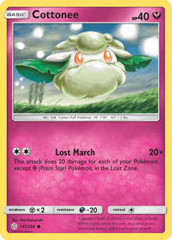 Cottonee #147 from Cosmic Eclipse